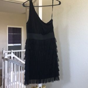 Black one strap dress